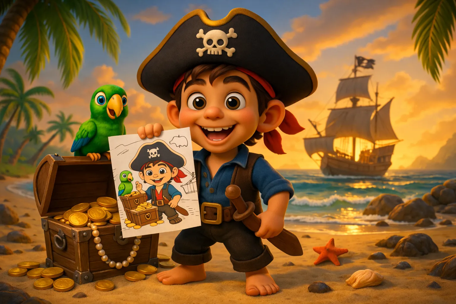 Free AI coloring page generator for kids - create custom printable coloring sheets