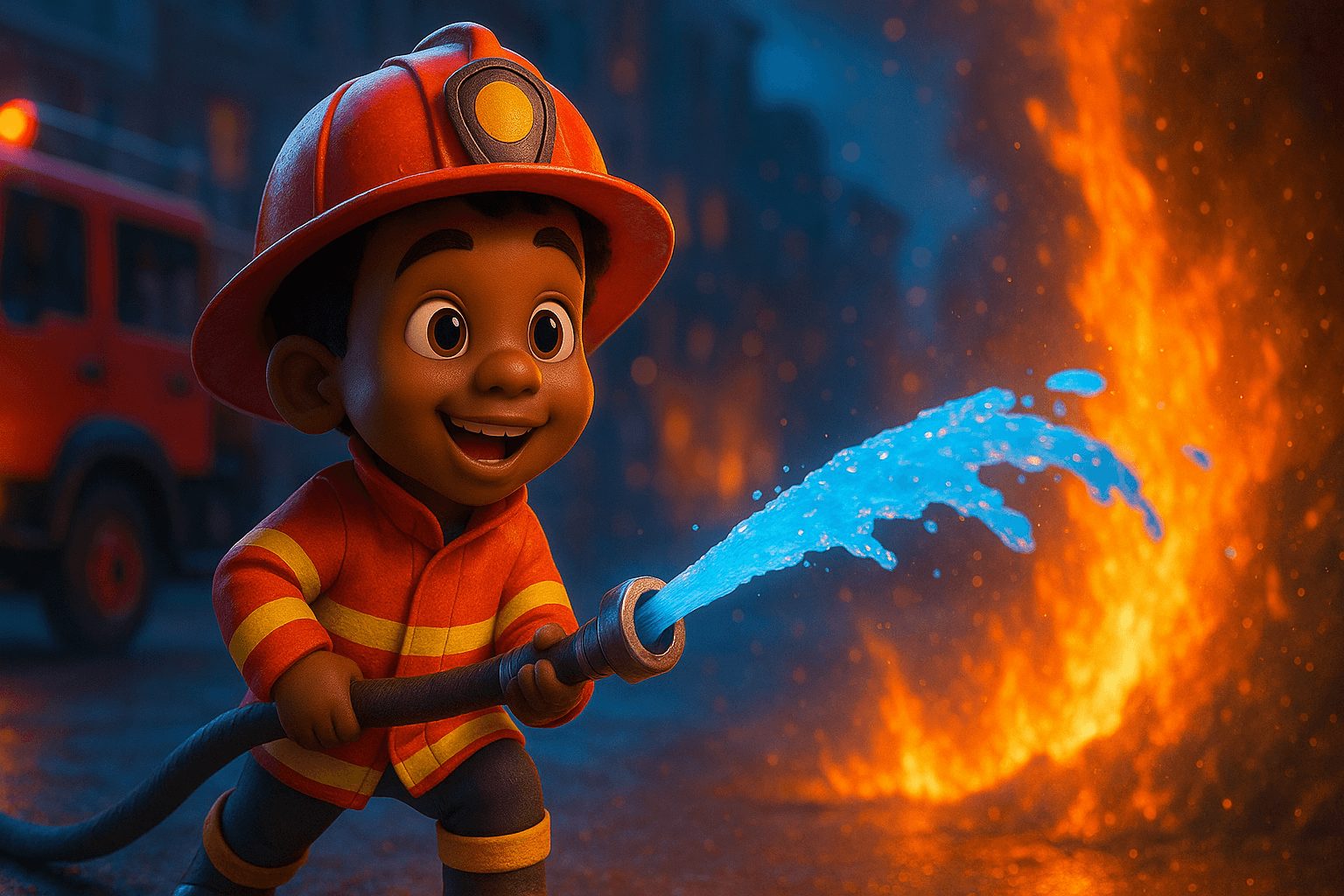 Fire Fighter Hero Personalized Children's Book