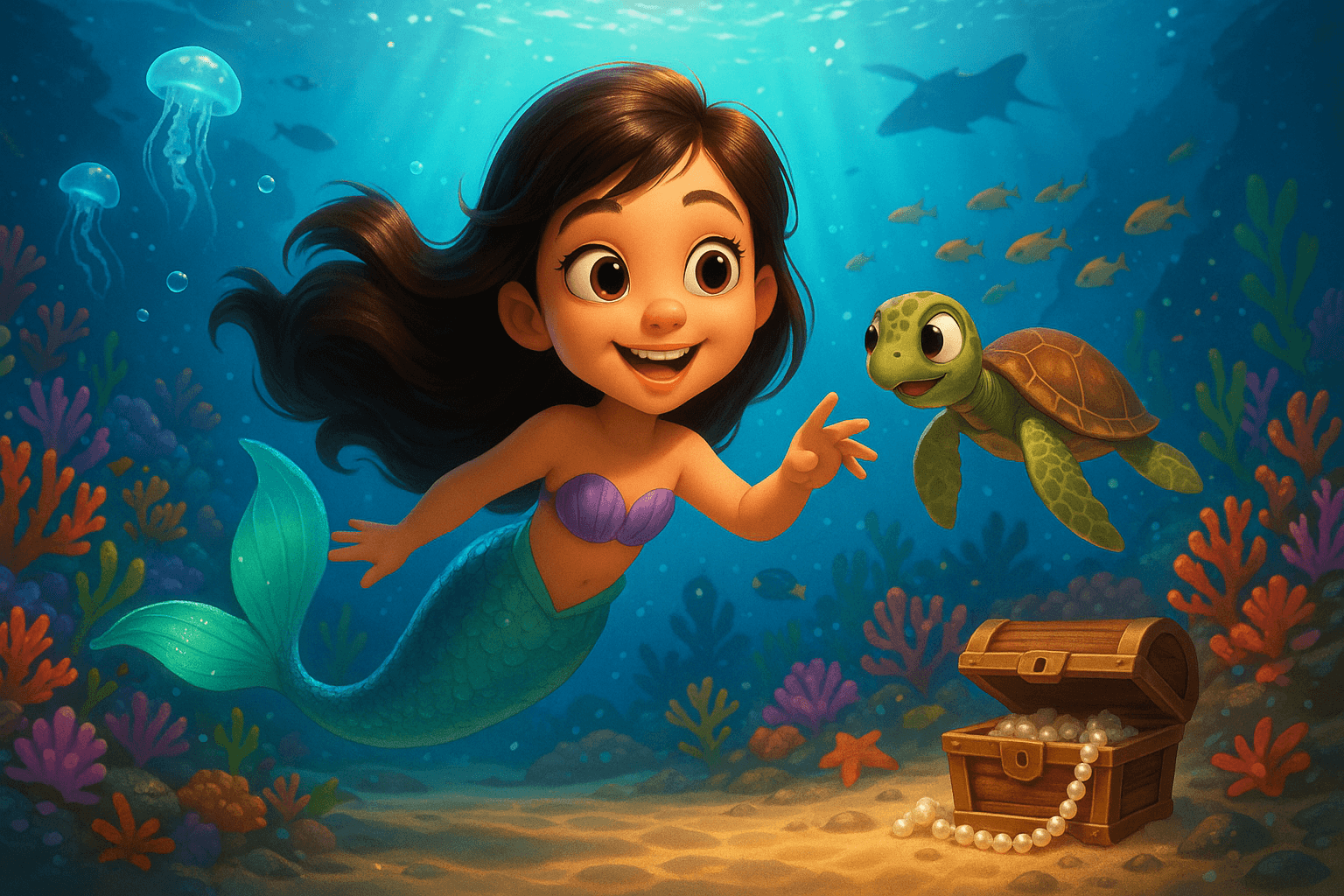 Underwater Mermaid Personalized Children's Book